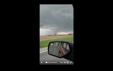 Large Dust Devil Spotted Off Logan County Highway