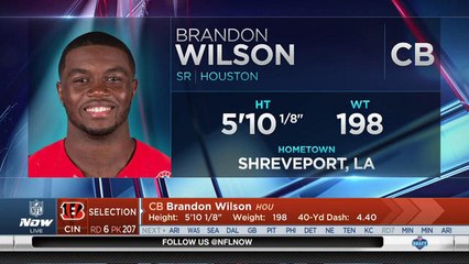 Bengals select Brandon Wilson No. 207 in the 2017 NFL Draft
