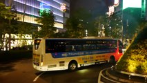 南海バス  サザンクロス（ドリームなんば・堺１号 ） 前面展望 東京駅八重洲南口～新宿駅新南口