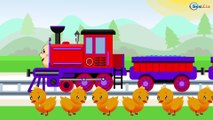 The Little Train - Learn Shapes & Colors - Educational Videos - Trains & Cars Cartoons for children