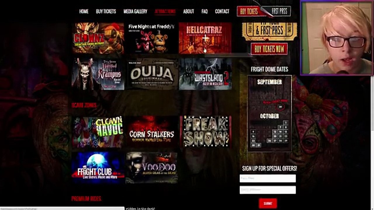 REAL LIFE FREDDY FAZBEAR'S PIZZA - Fazbear's Fright IS Real! (FNAF Fright Dome)