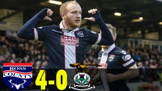 Ross County vs Inverness 4 - 0 Highlights 28.04.2017 HD