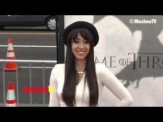 Oona Chaplin "Game of Thrones" Season 3 Premiere Red Carpet Arrivals