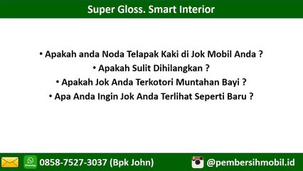 Cara Membersihkan Jok Mobil Avanza