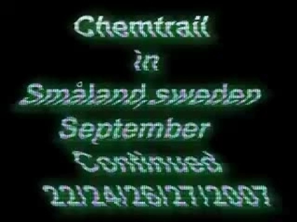 September Chemtrail 2007 continued