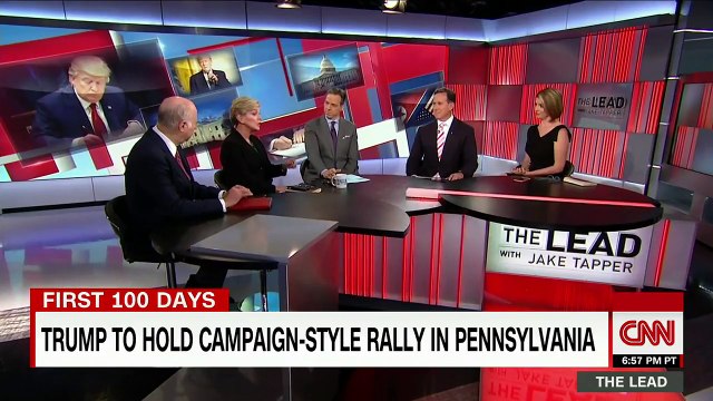 Trump The Liar! Jake Tapper BRILLIANTLY Reacts To Trump's First 100 Days