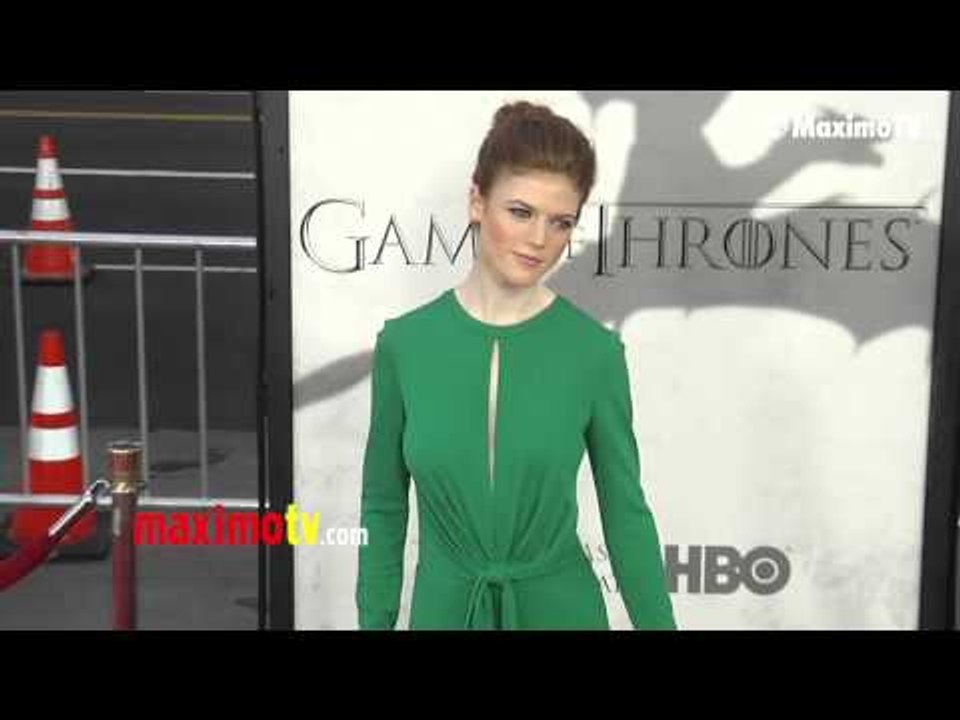 Rose Leslie "Game of Thrones" Season 3 Premiere Red Carpet Arrivals