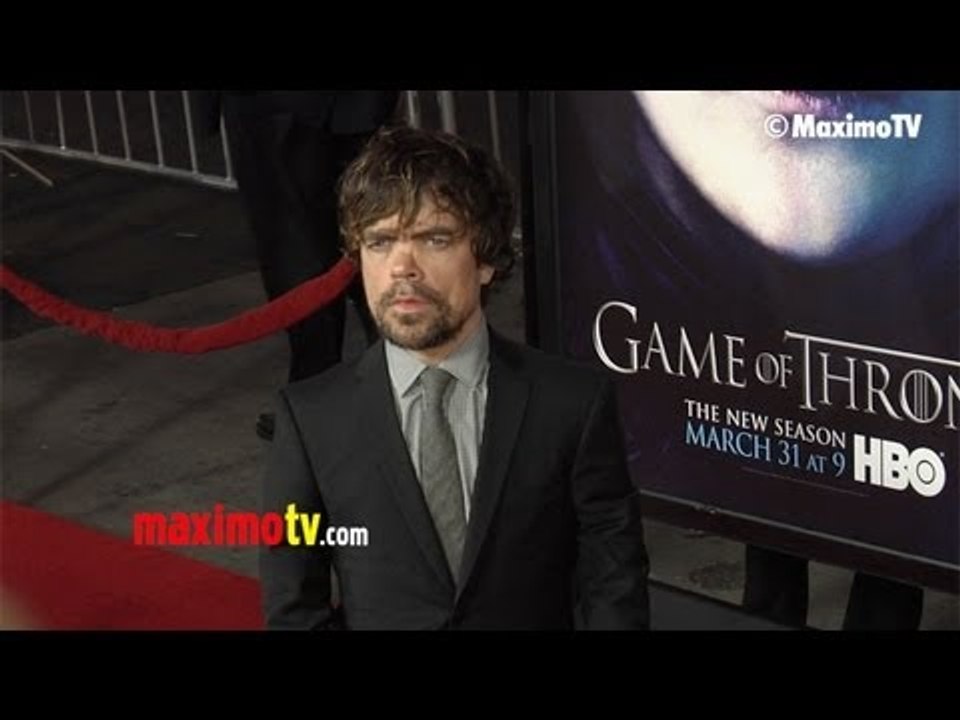 Peter Dinklage "Game of Thrones" Season 3 Premiere Red Carpet Arrivals