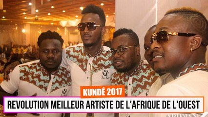 Revolution meilleur artiste de l’Afrique de l’Ouest au Kundé 2017