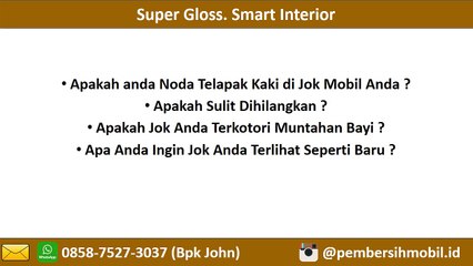 Cara Membersihkan Jok Mobil Yang Kotor