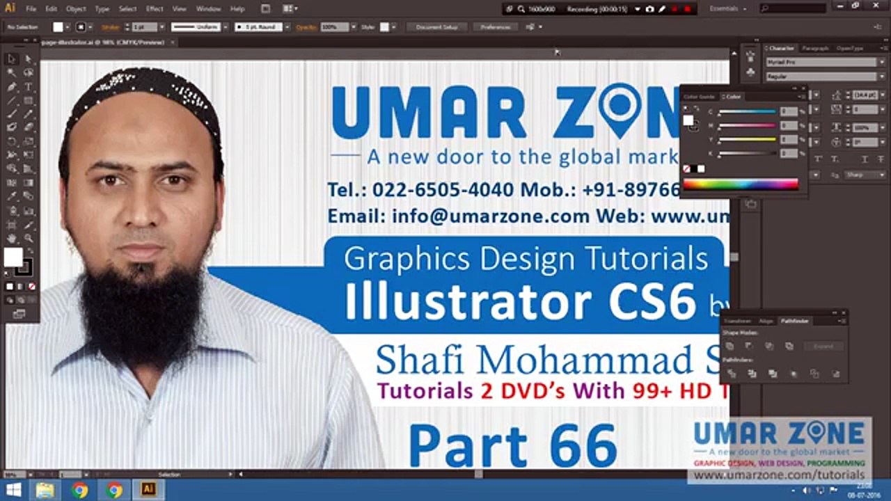 Part 66 Find and Replace in Illustrator CS6 Hindi Tutorials