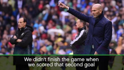 Real ready to suffer until the end - Zidane