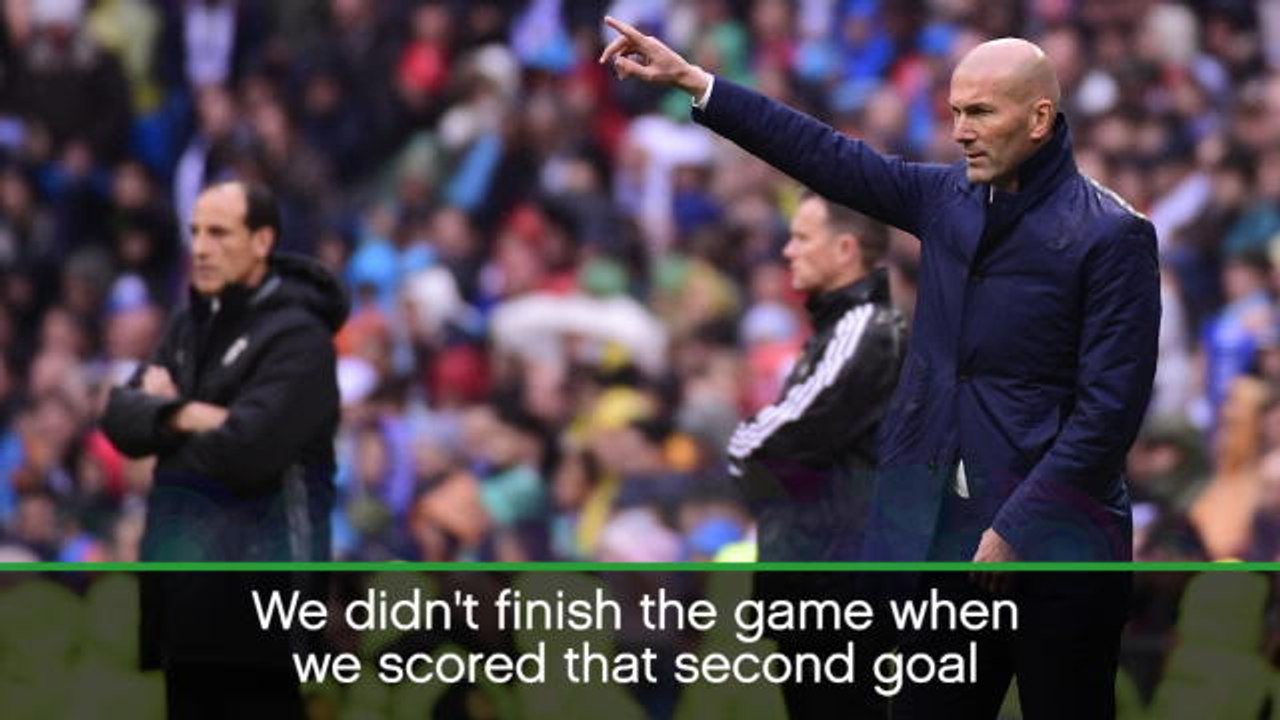 Real ready to suffer until the end - Zidane