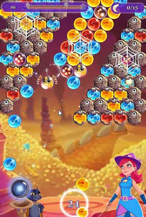 Bubble Witch 3 Saga Treasure Cave Challenge  Level 9