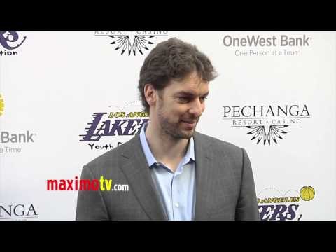 Pau Gasol 2013 LA Lakers Casino Night ARRIVALS After Lakers-Bulls Game