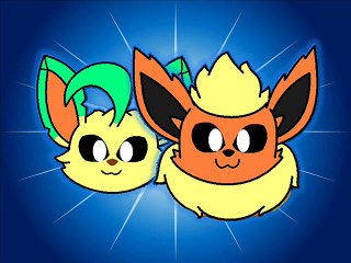 Leafy and Flare cartoon intro