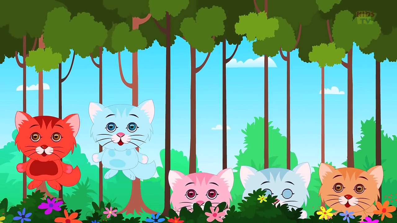 Five Little Kittens | English nursery rhymes for children | baby songs