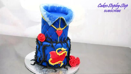 EVIE Disney Descendants Cake How To Make  by Cakes StepbyStep-ZWnuSdCkE