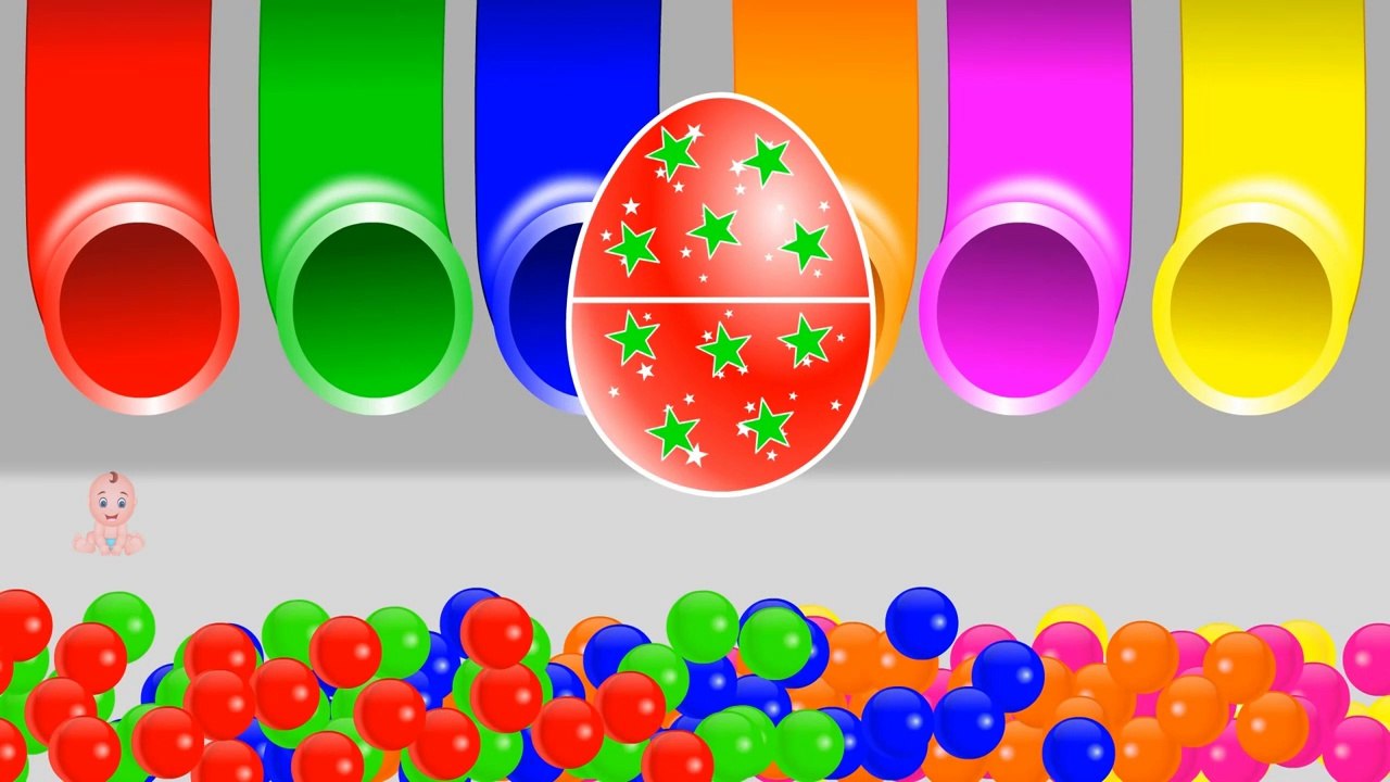 Learning Numbers and Colors for Children with Candy Ball Surpise Eggs _ Colors & Numbers Collection-VP0hQ5