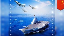 Poster propaganda gagal militer Cina ini menggunakan jet dan kapal milik negara lain - Tomonews
