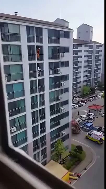 Chinese Firefighter Saves A Suicidal Woman's Life With A Spartan Kick - Wow Video _ eBaum's World