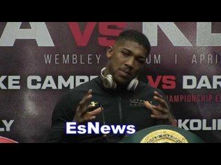 Anthony Joshua Boxing Super star EsNews Boxing