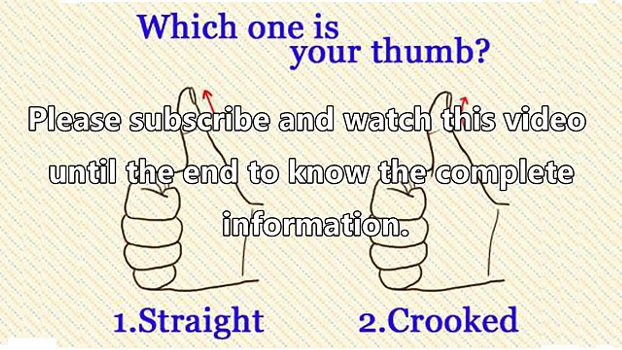 What Does Your Thumb Say About Your Personality Take This Thumb Personality Test And Find Out!