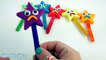 Learn Colors Play Doh Stars Candy Twinkle Little Star Finger Family Nursery Rhymes Slime Balloons-7R_PG