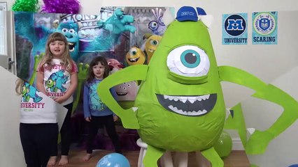 Disney Monsters Inc Super Giant Egg Surprise Biggest Egg opening Fun Kids Videos ToyCollectorDisney-Fc0LDUkC8