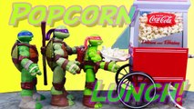 Teenage Mutant Ninja Turtles Coca-Cola Popcorn Machine Mikey Makes a Mess Spills Candy and Treats-7kHZz3EU