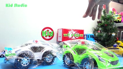 Police car toys 4k Bé Tiba Xe ô tô cảnh sát đồ chơi trẻ em 374 Kid Studio-527DQw