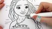 DISNEY PRINCESS MOANA COLORING BOOK VIDEOS FOR KIDS WITH HEIHEI AND PUA COLORING PAGES-PY_0