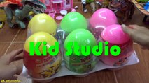 Dinosaurs surprise eggs 4k video Bóc trứng khủng long đồ chơi trẻ em Kid Studio-CH