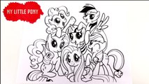 MY LITTLE PONY COLORING BOOK VIDEOS EPISODE 4 MLP COLORING VIDEOS FOR KIDS-svjM