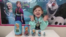 Disney FROZEN ELSA ANNA In Real Life Nesting Matryoshka Dolls Stacking Cups ToyCollectorDisney-dNUWz