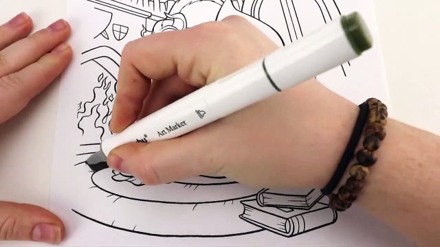 Disney Beauty and The Beast Coloring Book Videos For Kids Coloring Pages Learning Colors-633O