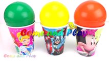 Balls Cup Surprise Toys Disney Superhero MLP Minnie Mouse Learn Colors Numbers Play Doh Cars Baby-nUA