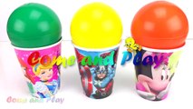 Balls Cup Surprise Toys Disney Superhero MLP Minnie Mouse Learn Colors Numbers Play Doh Cars Baby-n