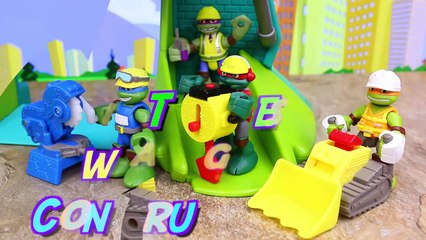 Teenage Mutant Ninja Turtles Cowabunga Construction Crew New Half Shell Heroes Pranked by Rocksteady-nXuC_