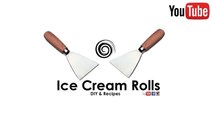 ICE CREAM ROLLS _ Mango, Lychee and m&m _ Fried Thailand Ice Cream rolled in Singapore-Y_yFQZ79B