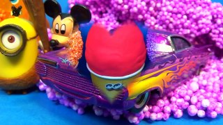 ICE CREAM surprise eggs Disney CARS Hello Kitty My little PONY Mickey Mouse Om Nom MINIONS mymillion-lLde