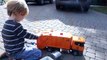 Bruder Toy Trucks for Children - Backhoe Excavators, Dump Trucks, Garbage Trucks & Fire Engine-CNbzY1