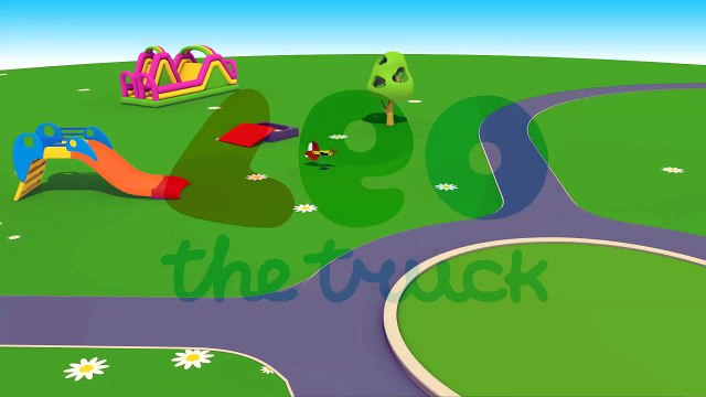 ROBOT INVASION! - Leo Learns Letters - Kid's Toy Trucks Cartoons (Learn the Alphabet)-sLrv81p-