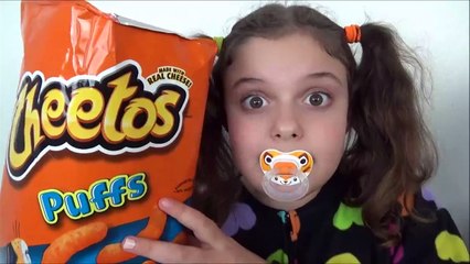 Bad Baby Giant Nachos and Candy Challenge Toy Freaks Victoria Annabelle-Fyj