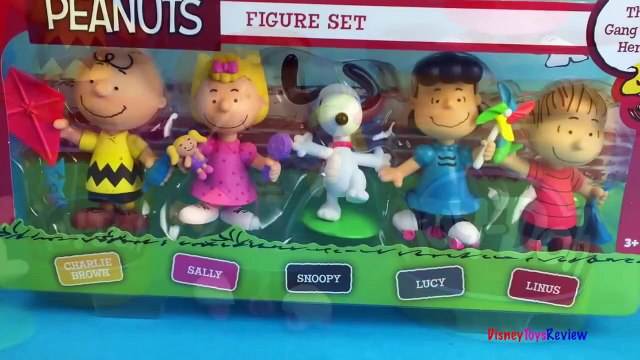 PEANUTS FIGURES - CHARLIE BROWN SNOOPY LINUS SALLY LUCY & PAW PATROL CHASE HELLO KITTY SCHOOL BUS-YNb