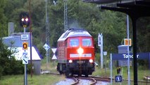 Umleiterverkehr mit viel Dieselpower  Marschbahn Bahnhof Tondern Juli 2015 Teil 04