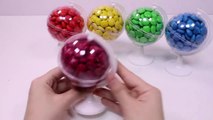 Learn Colors Chocolate Candy Ball Surprise Toys DIY Colors Foam Clay Slime-nOCPb8lWY