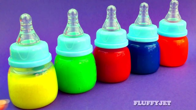 Learn Colors with Slime Surprise Toys for Children Frozen Elsa Minions Shopkins Lalaloopsy-E