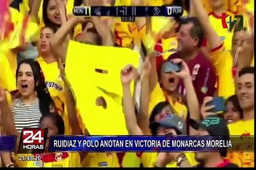 Скачать видео: Andy Polo y Raúl Ruidíaz anotaron los goles en la victoria del Monarcas