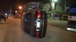 Antalya'da Seyir Halindeki Minibüsün Üzerine Otomobil Düştü